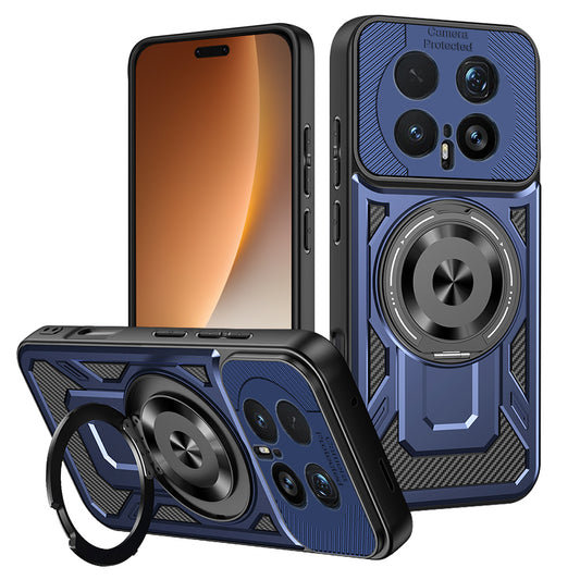 Hülle für Honor Magic8 Pro, Techsuit, RuggedCam, Blau