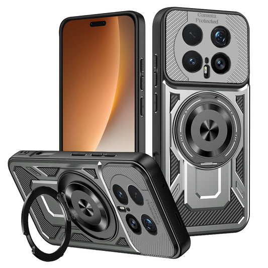 Hülle für Honor Magic8 Pro, Techsuit, RuggedCam, Grau