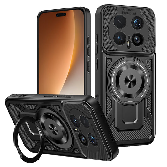 Hülle für Honor Magic8 Pro, Techsuit, RuggedCam, Schwarz