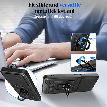 Case for Honor X5c Plus, Techsuit, CamShield, Blue