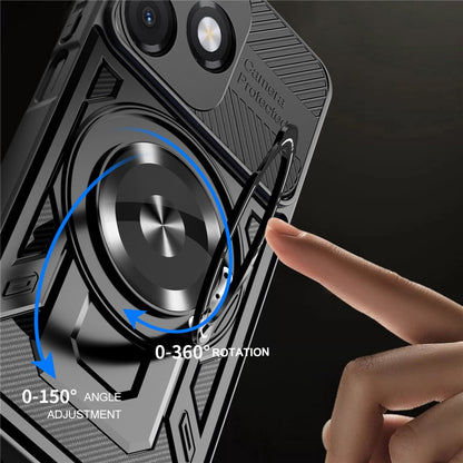 Étui pour Honor X5c Plus, Techsuit, RuggedCam, Violet