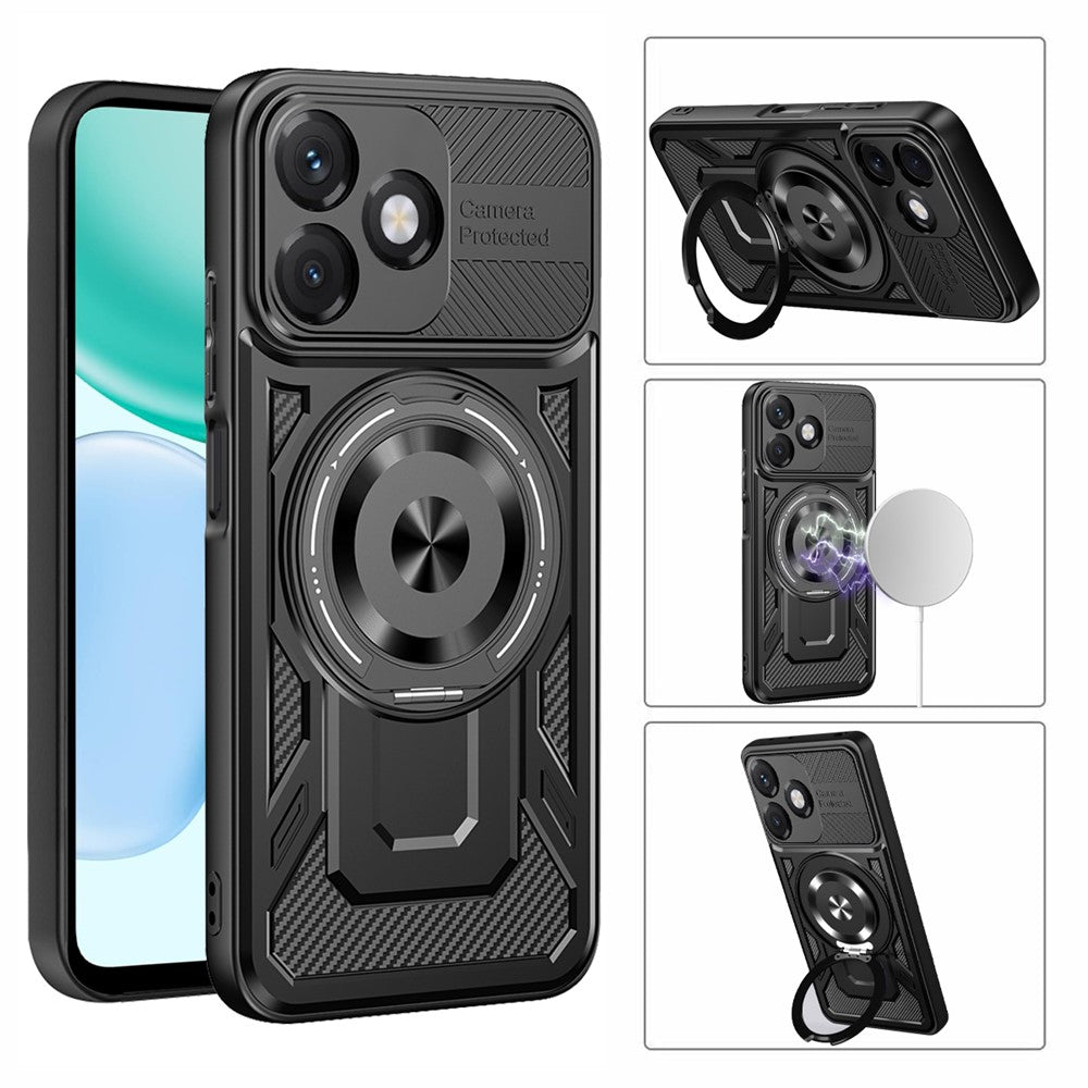 Housse pour Honor X5c Plus, Techsuit, RuggedCam, Noire