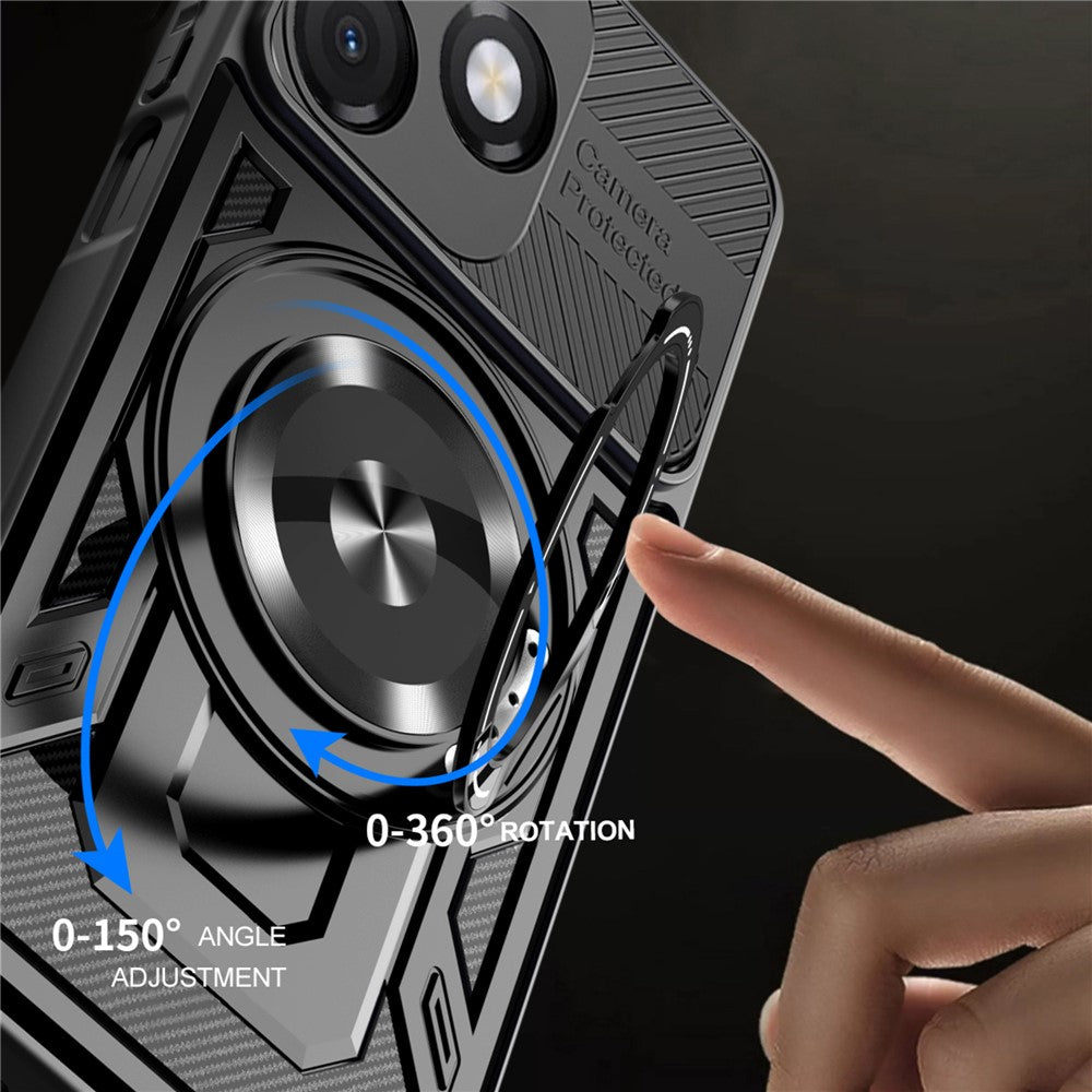 Housse pour Honor X5c Plus, Techsuit, RuggedCam, Noire