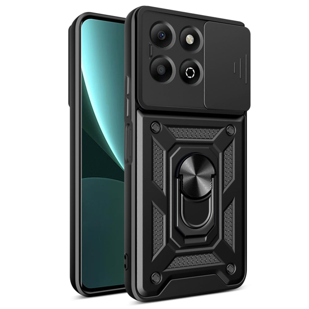 Custodia per Honor X6b, Techsuit, CamShield, Nera