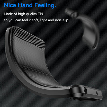 Hülle für Honor X6b, Techsuit, Carbon, Schwarz