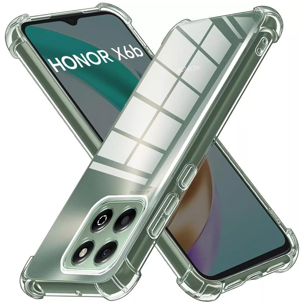 Custodia per Honor X6b, Techsuit, Shockproof Clear, Trasparente
