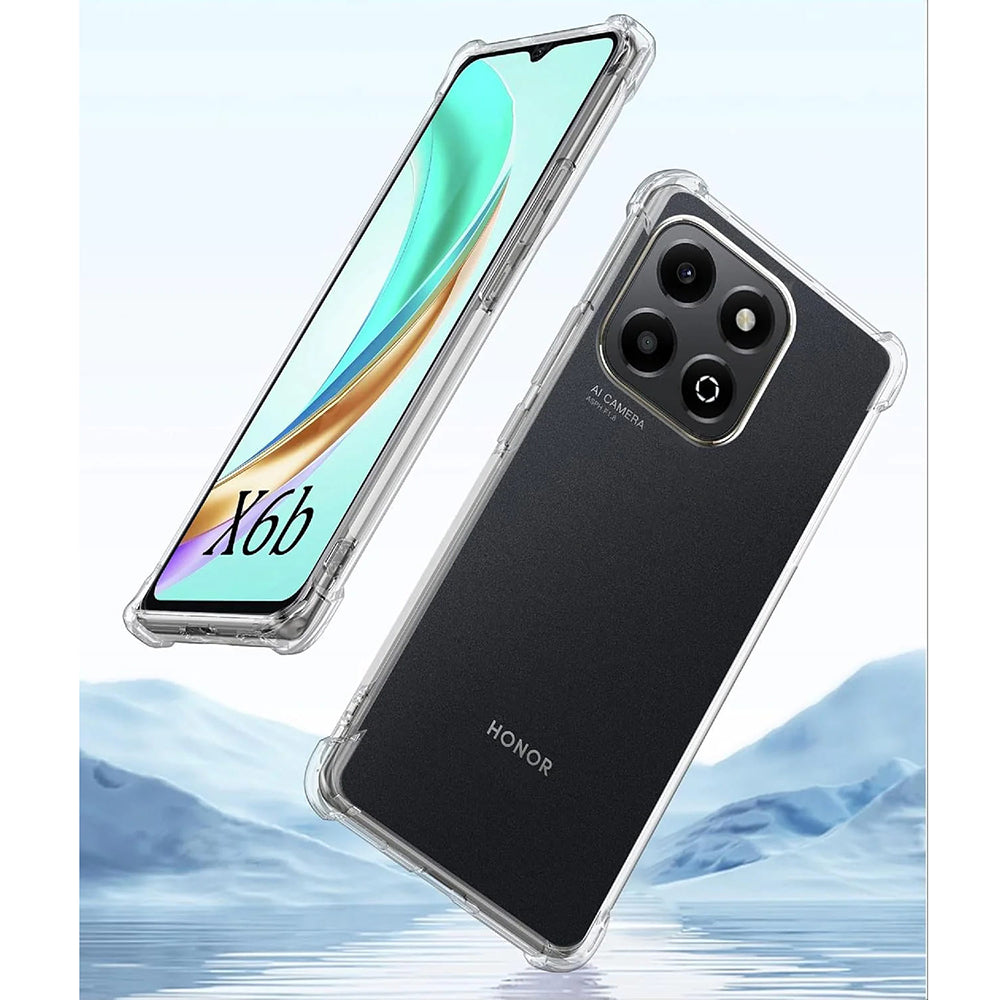Custodia per Honor X6b, Techsuit, Shockproof Clear, Trasparente