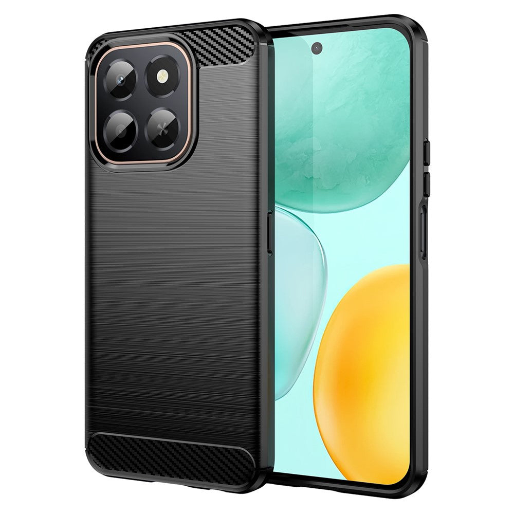 Custodia per Honor X6c, Techsuit, Carbonio, Nera