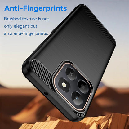 Custodia per Honor X6c, Techsuit, Carbonio, Nera