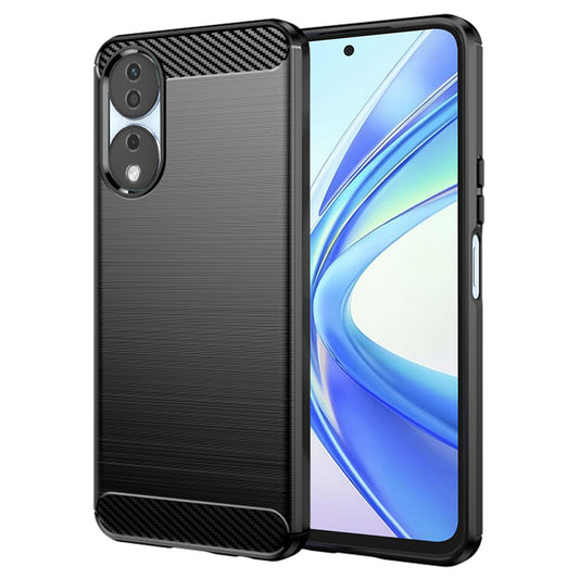 Coque pour Honor X7b 5G / 90 Smart / X7b 4G, Techsuit, Carbone, Noire