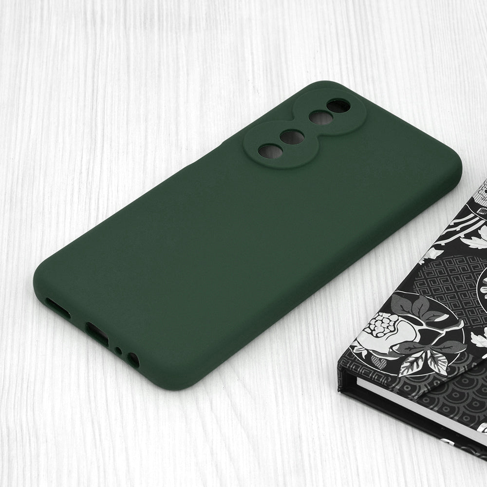 Hülle für Honor X7b 5G / 90 Smart / X7b 4G, Techsuit, Soft Edge, Dunkelgrün