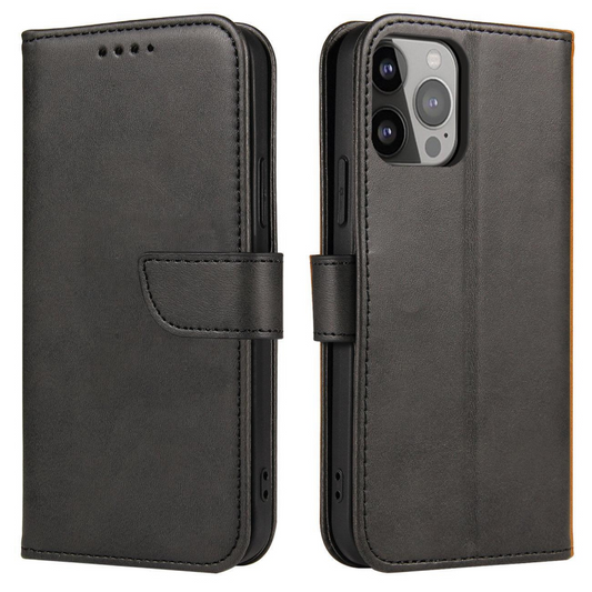Hülle für Honor X8a, OEM, Marva Wallet, Schwarz