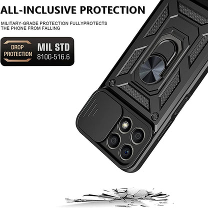 Coque pour Honor X8b, Techsuit, CamShield, Noire