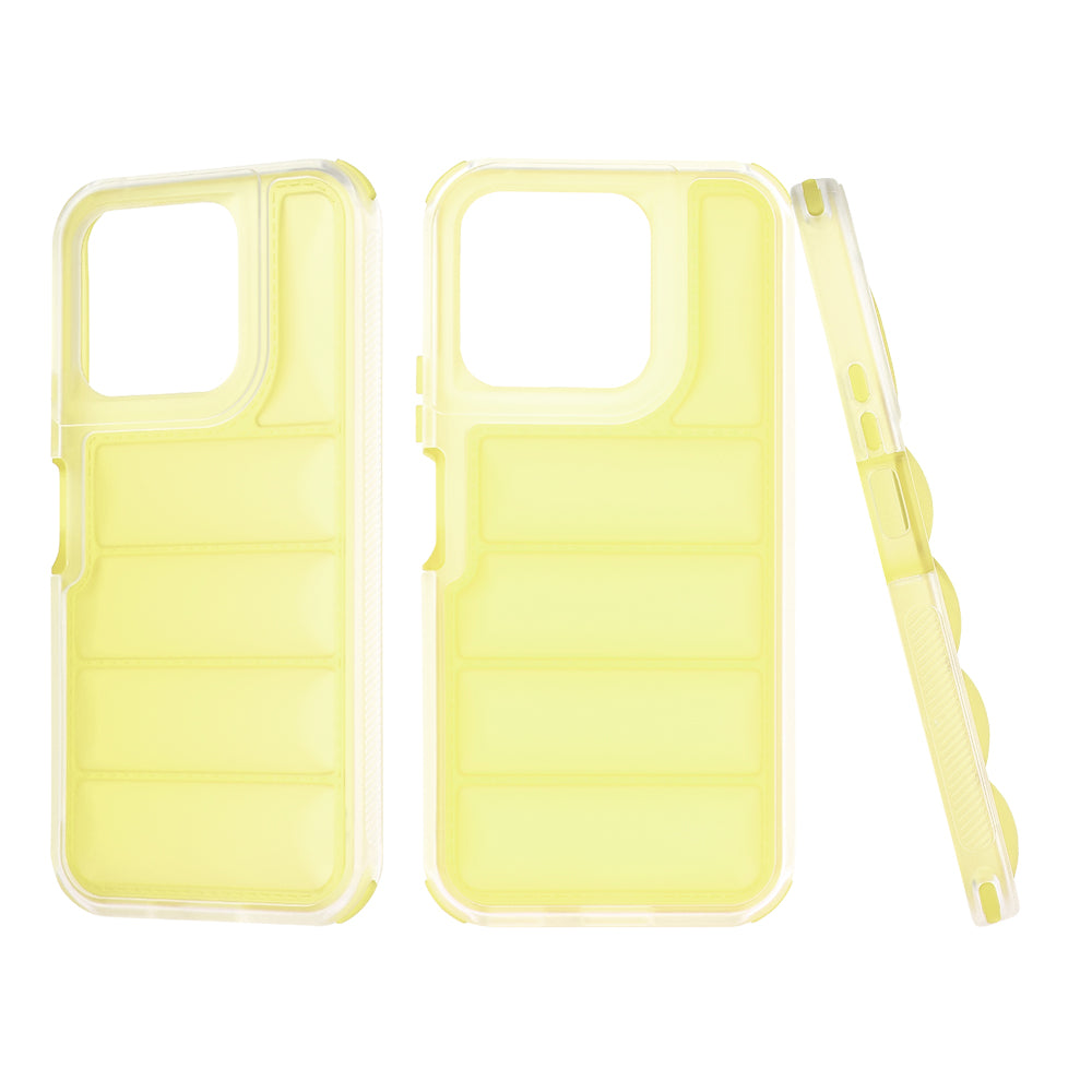 Coque pour Honor X8b, Techsuit, Wave Shield, Jaune