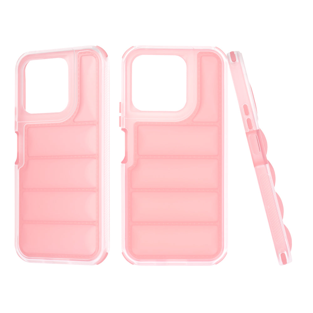 Hülle für Honor X8b, Techsuit, Wave Shield, Rosa