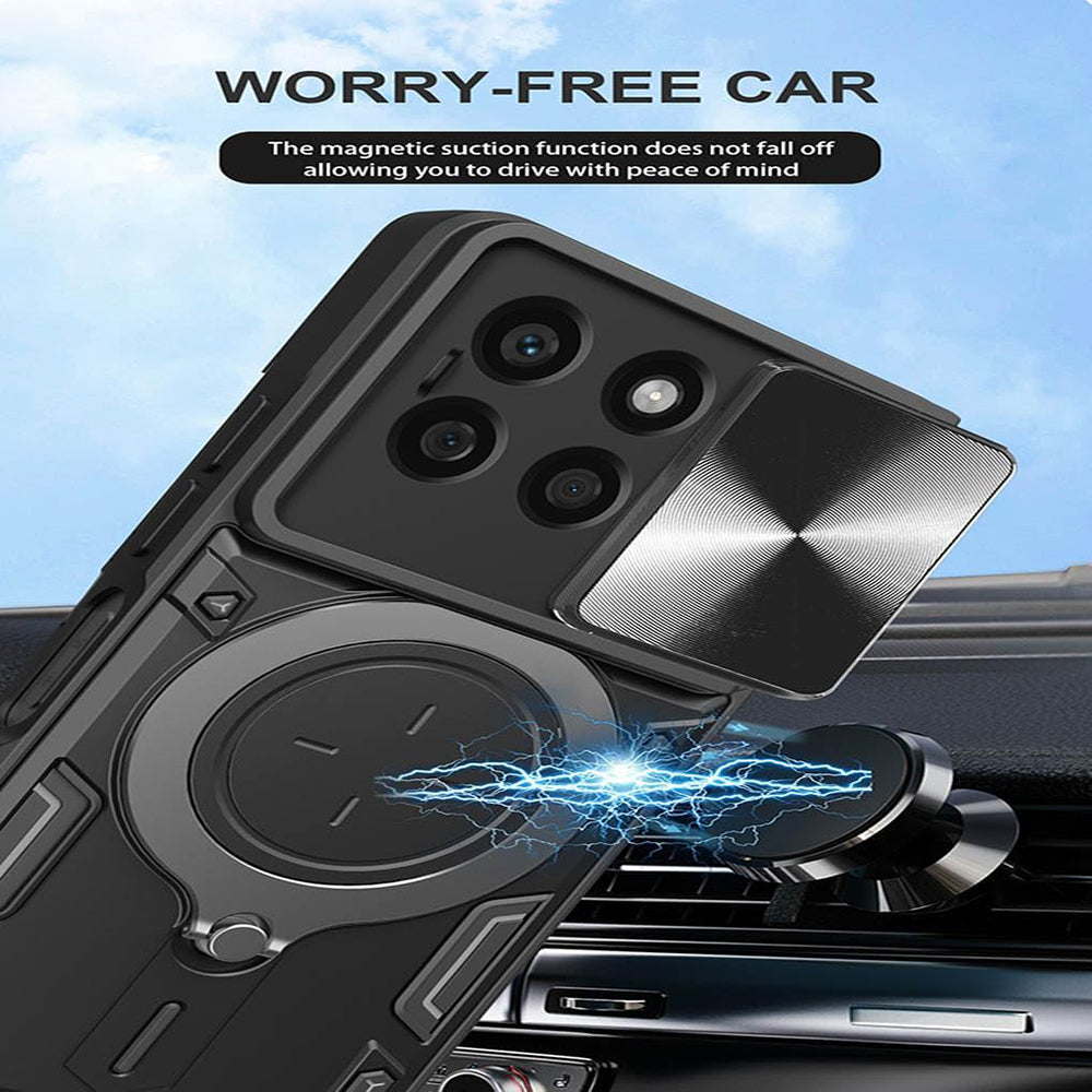 Hülle für Honor X8c, Techsuit, CamGuard Pro, Blau