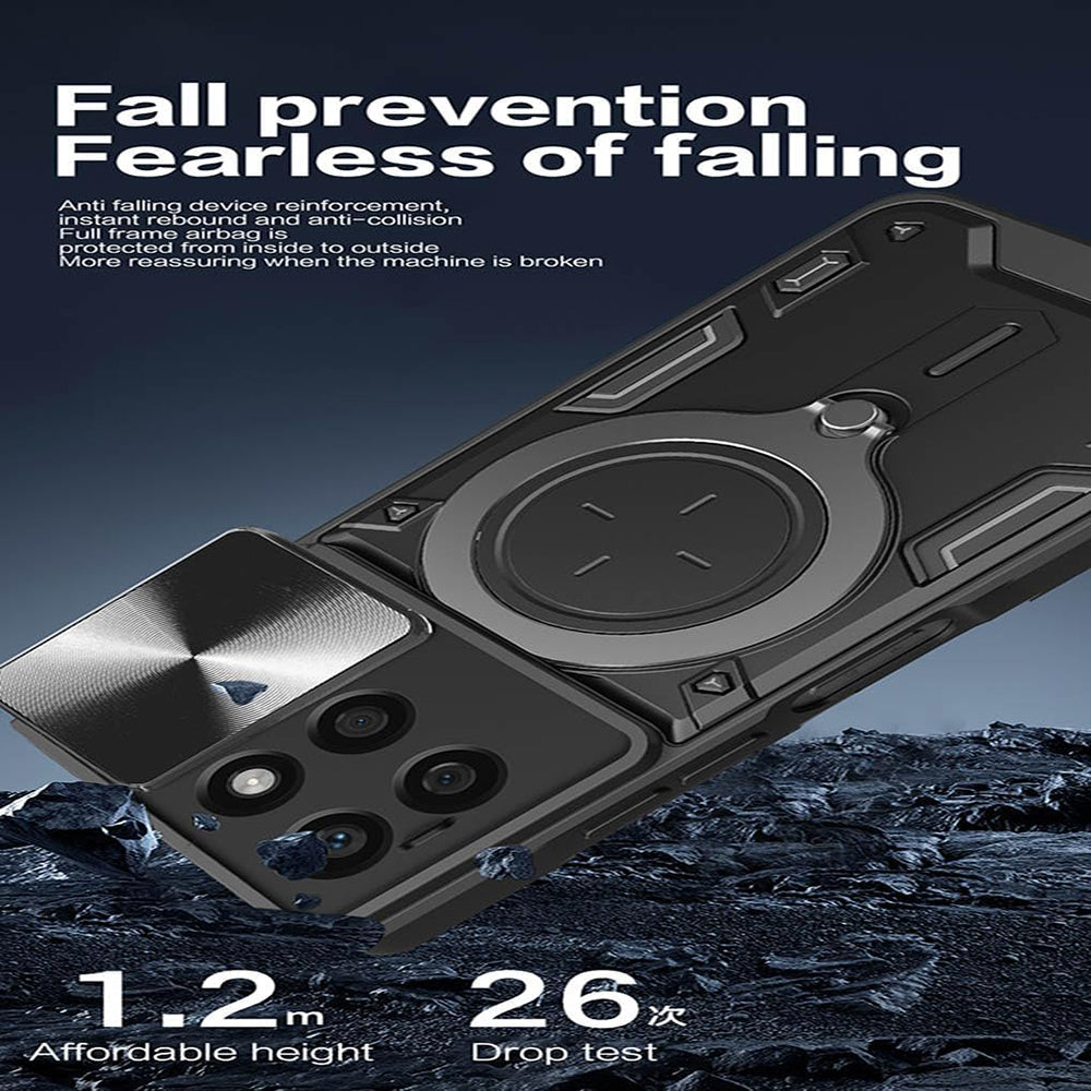 Hülle für Honor X8c, Techsuit, CamGuard Pro, Blau