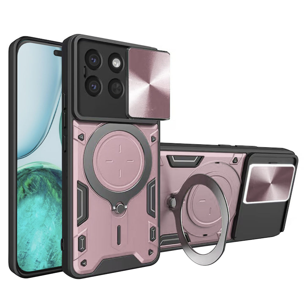 Coque pour Honor X8c, Techsuit, CamGuard Pro, Rose Doré