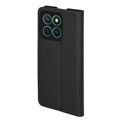 Hülle für Honor X8c, Techsuit, Magskin Book, Schwarz