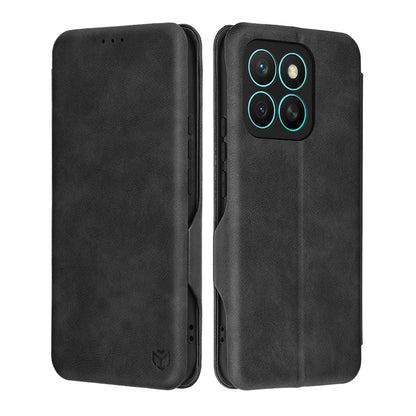 Custodia per Honor X8c, Techsuit, Safe Wallet Plus, Nera