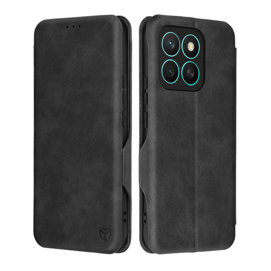 Coque pour Honor X8c, Techsuit, Safe Wallet Plus, Noire