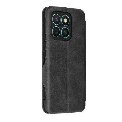 Custodia per Honor X8c, Techsuit, Safe Wallet Plus, Nera