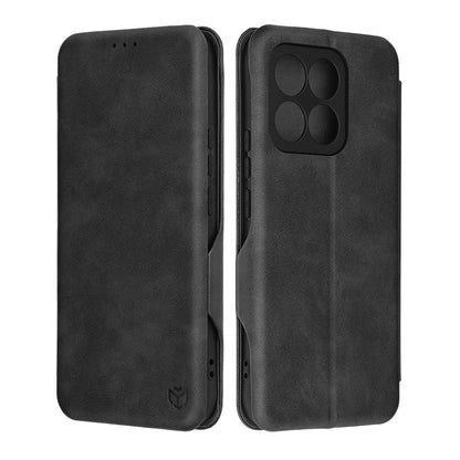 Custodia per Honor X8c, Techsuit, Safe Wallet Plus, Nera