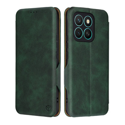 Coque pour Honor X8c, Techsuit, Safe Wallet Plus, Vert