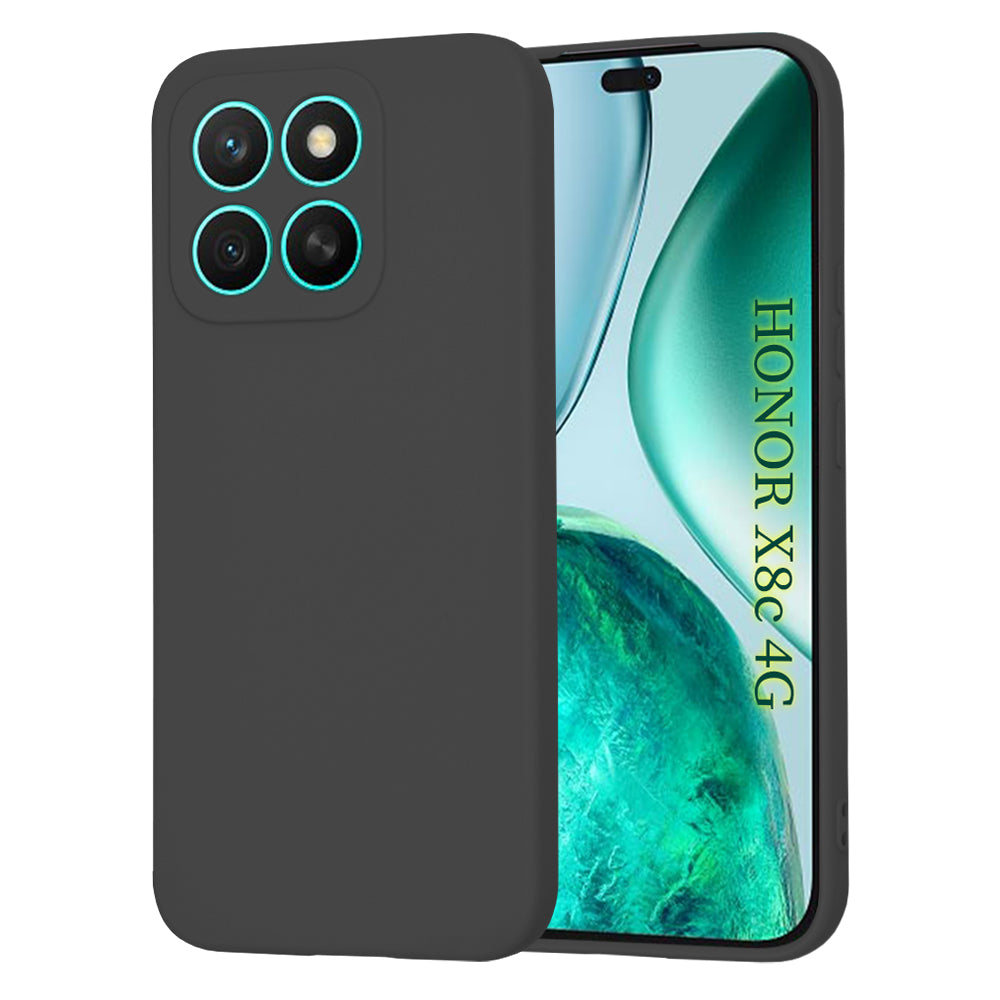 Hülle für Honor X8c, Techsuit, SoftFlex, Schwarz