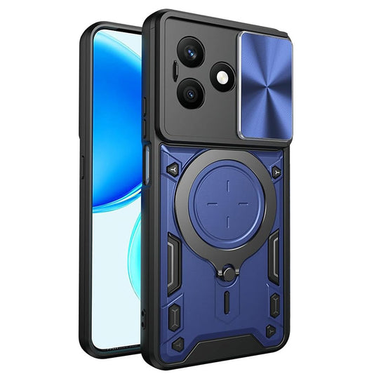 Coque pour Honor X8d, Techsuit, CamGuard Pro, Bleue