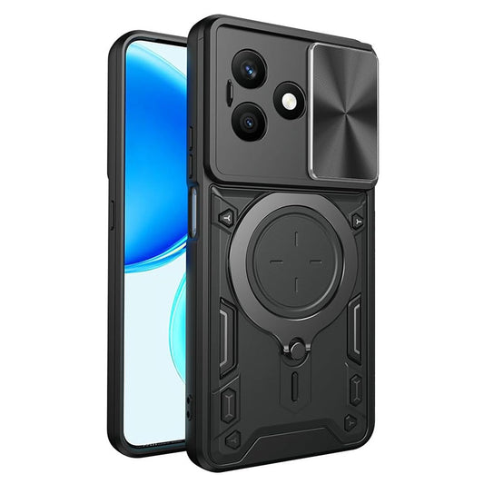 Coque pour Honor X8d, Techsuit, CamGuard Pro, Noire
