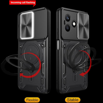 Custodia per Honor X8d, Techsuit, CamGuard Pro, Nera