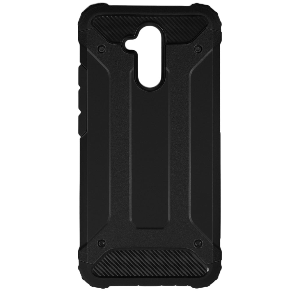 Custodia per Huawei Mate 20 Lite, Techsuit, Hybrid Armor, Nera