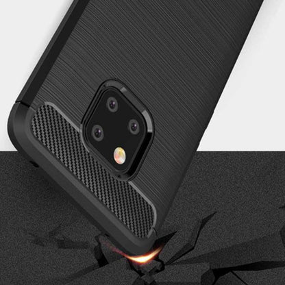 Case for Huawei Mate 20 Pro, Techsuit, Carbon, Black