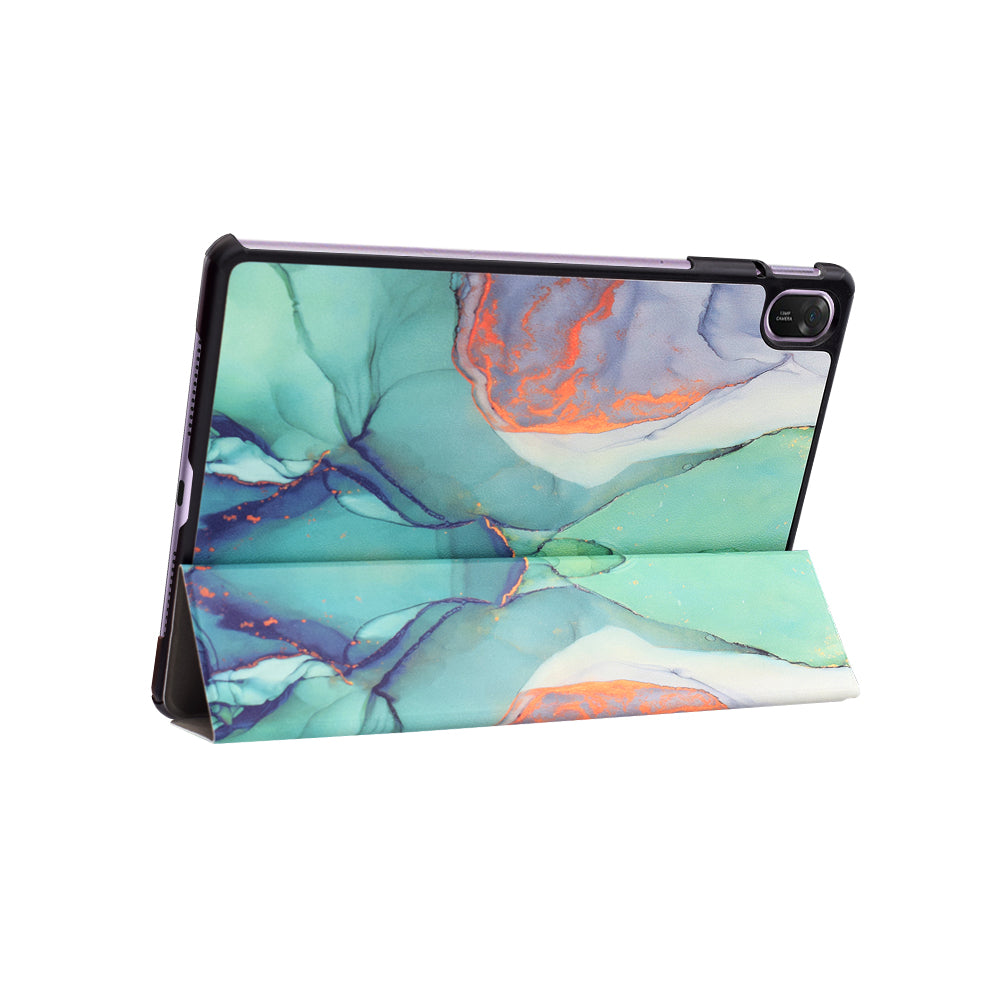 Hülle für Huawei MatePad 11.5 (2025), Techsuit, FoldPro Green Time, Mehrfarbig