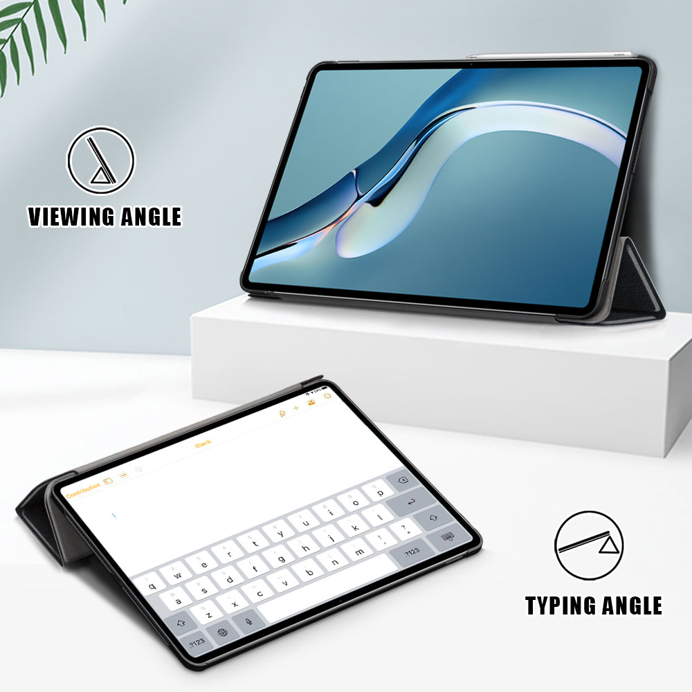 Hülle für Huawei MatePad Pro 12.6 (2021), Techsuit, FoldPro, Schwarz