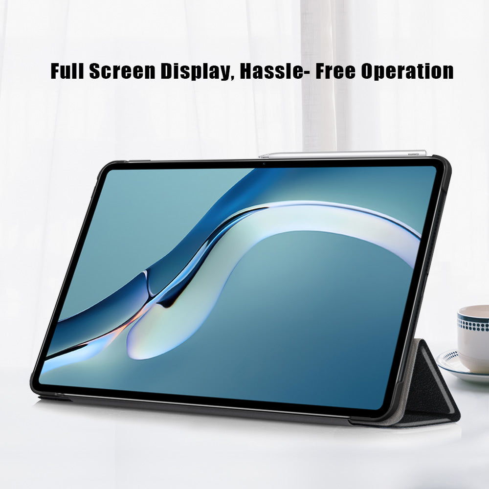 Hülle für Huawei MatePad Pro 12.6 (2021), Techsuit, FoldPro, Schwarz