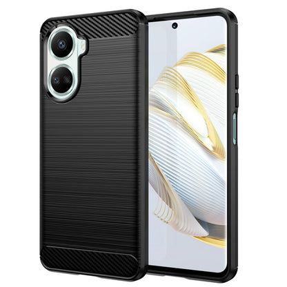 Hülle für Huawei nova 10 SE, Techsuit, Carbon, Schwarz