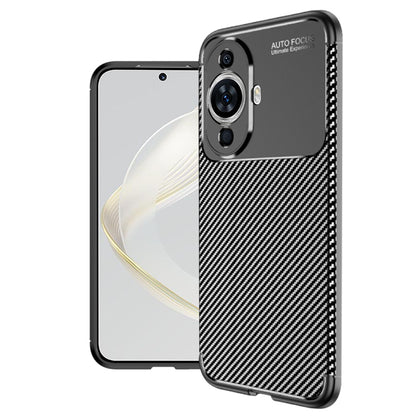 Custodia per Huawei nova 12s / nova 11, Techsuit, CarbonFiber, Nera