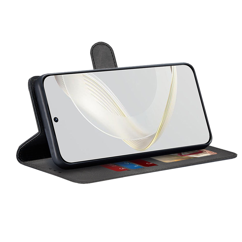 Hülle für Huawei nova 12s / nova 11, Techsuit, Diary Book, Schwarz