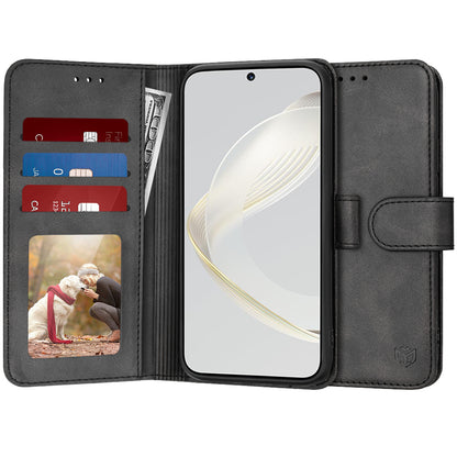 Hülle für Huawei nova 12s / nova 11, Techsuit, Diary Book, Schwarz