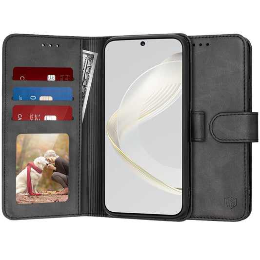 Coque pour Huawei nova 12s / nova 11, Techsuit, Diary Book, Noire