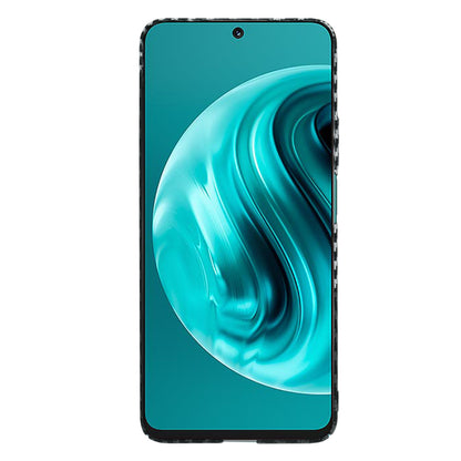 Hülle für Huawei nova 13i / nova 12i, Techsuit, Carbonite FiberShell, Schwarz Grau