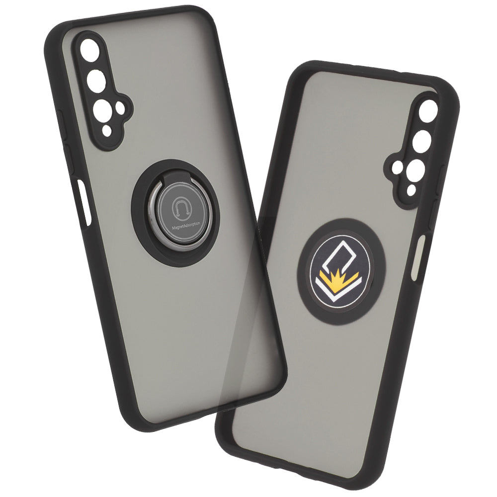 Custodia per Huawei nova 5T / Honor 20, Techsuit, Glinth, Nera