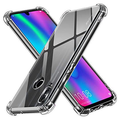 Custodia per Huawei P Smart (2019), Techsuit, Shockproof Clear, Trasparente