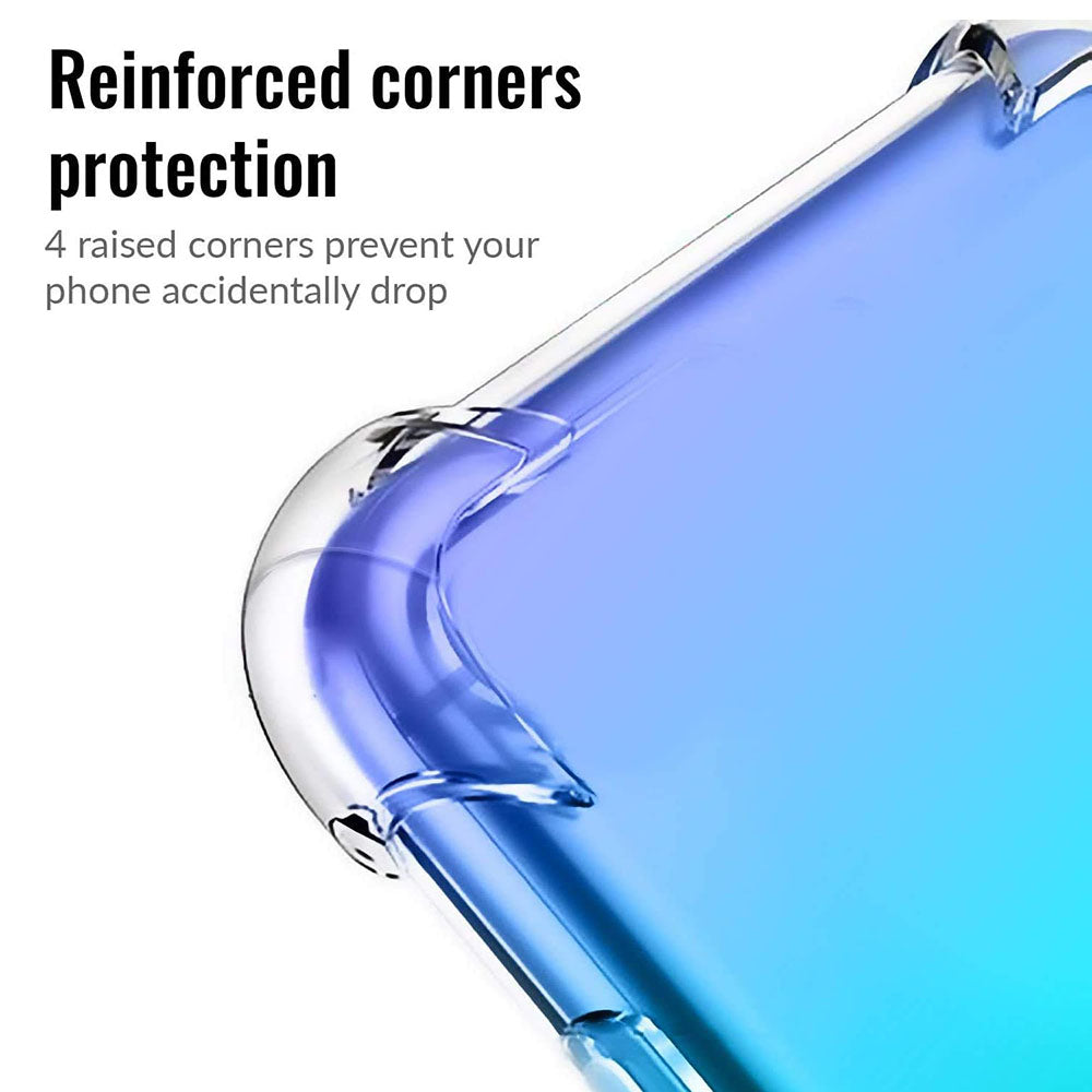 Custodia per Huawei P Smart (2019), Techsuit, Shockproof Clear, Trasparente