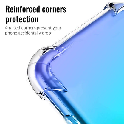 Custodia per Huawei P Smart (2019), Techsuit, Shockproof Clear, Trasparente