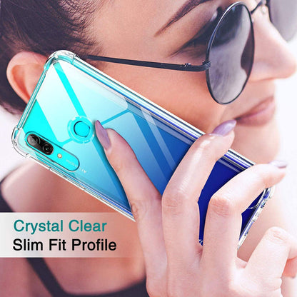 Custodia per Huawei P Smart (2019), Techsuit, Shockproof Clear, Trasparente