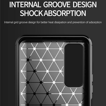 Custodia per Huawei P smart 2021, Techsuit, Carbonio, Nera