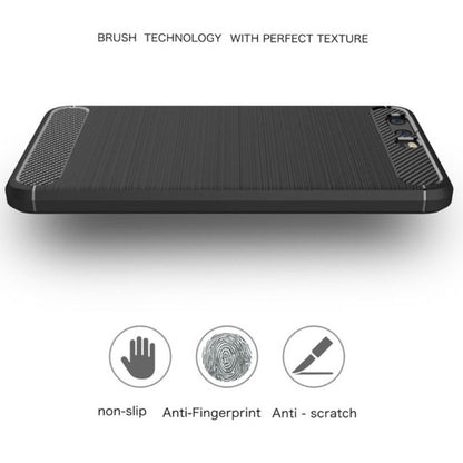 Coque pour Huawei P10, Techsuit, Carbone, Noire